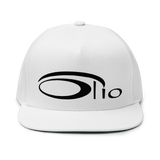 Olio Black Logo Flat Bill Cap