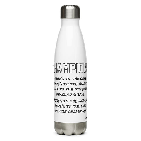 Champions Olio Stainless Steel Water Bottle